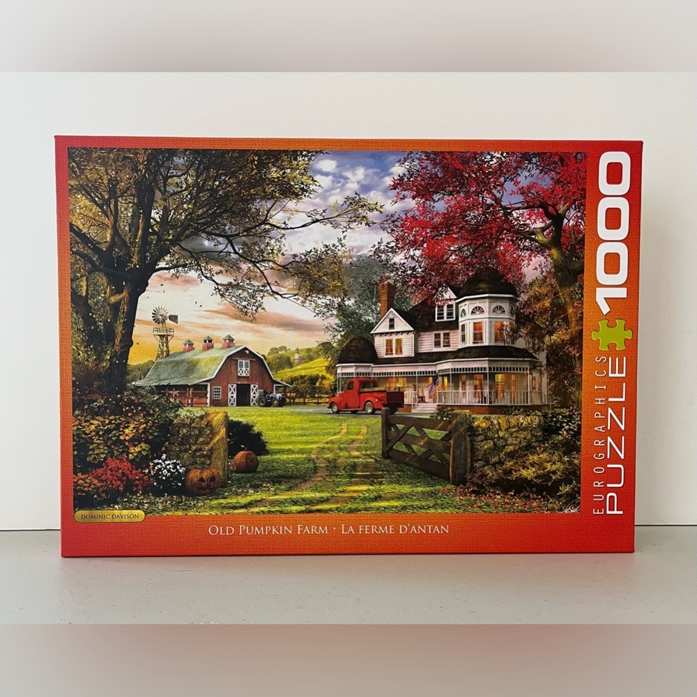 2/$20 Eurographics 1000 Piece Puzzle - Old Pumpkin Farm